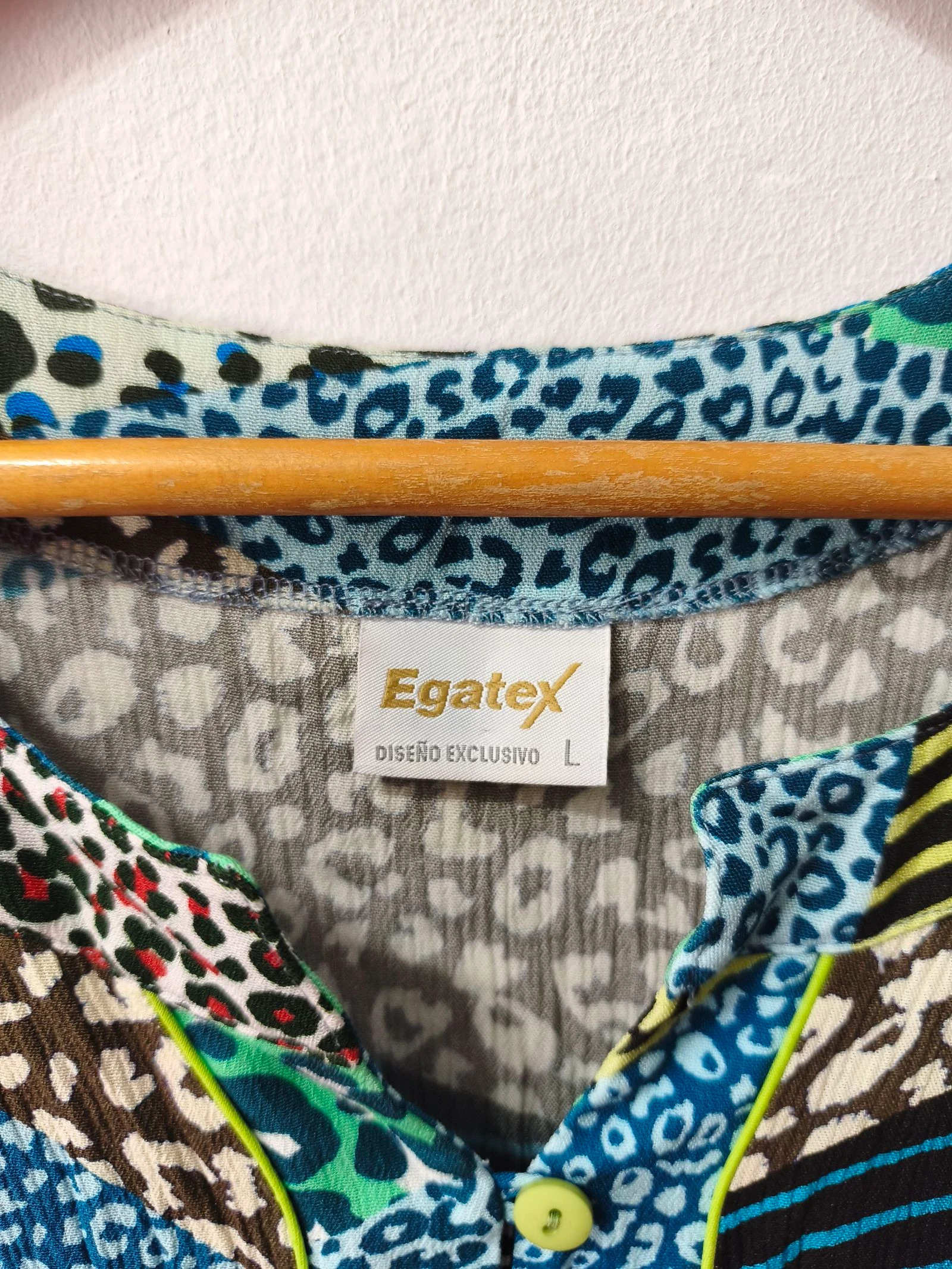 Egatex blauwe zomerjurk voor dames maat L – photo 4